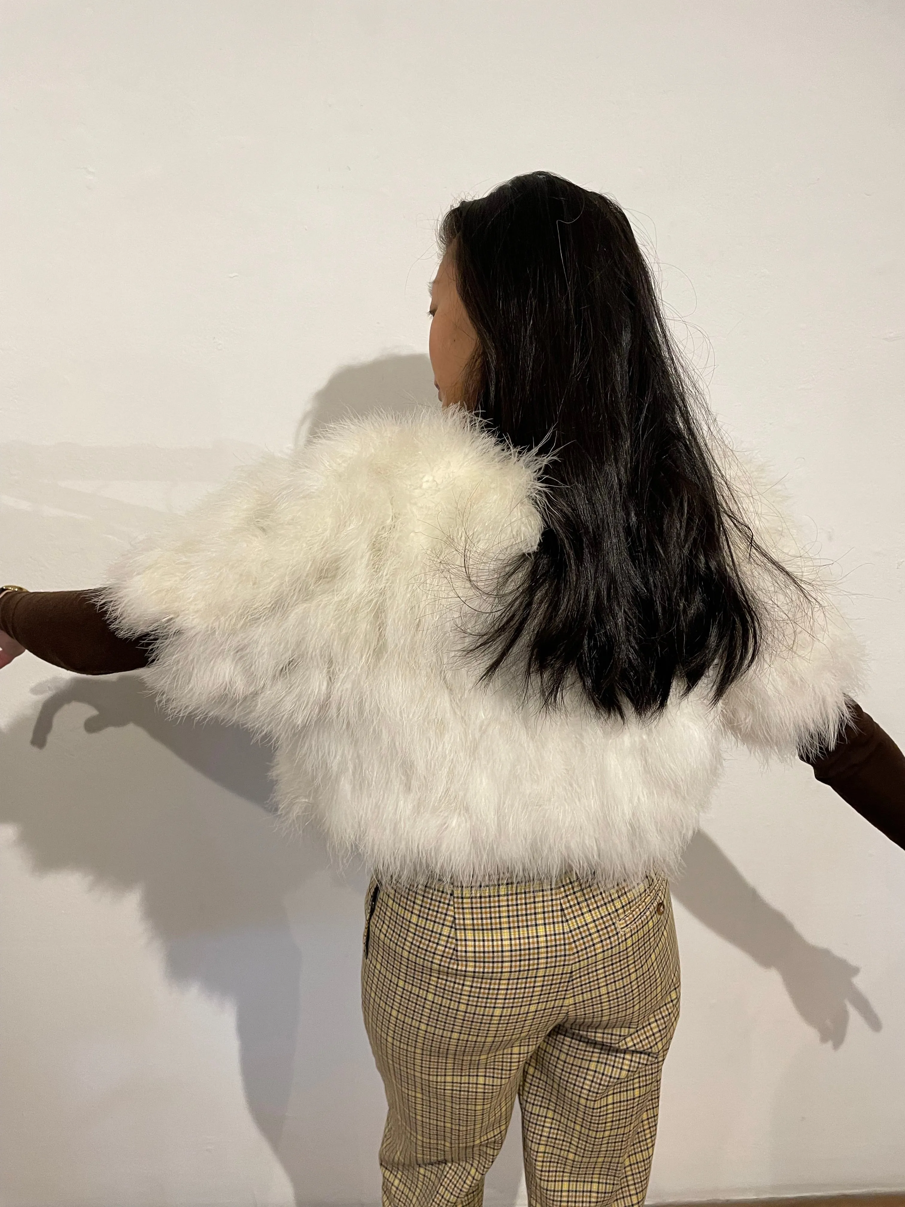 Vintage feather bolero